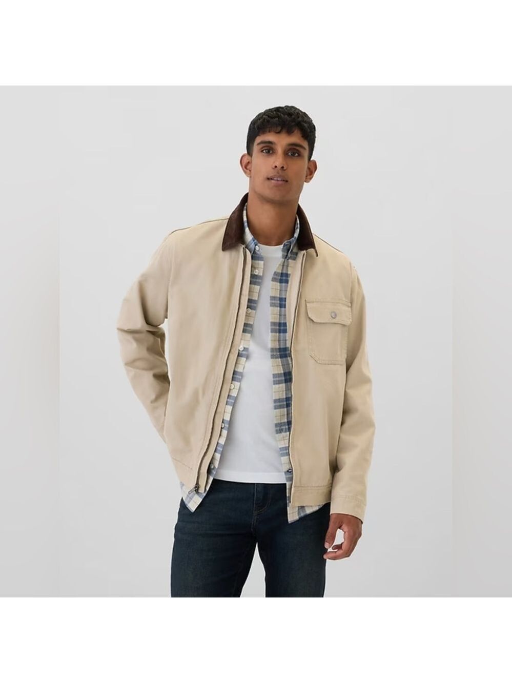 Gap Fall Outdoors Gorpcore Relaxed Workwear Canvas Chore Barn Jacket Coat S Nwt